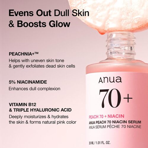 Peach 70% Niacinamide Serum 30ml