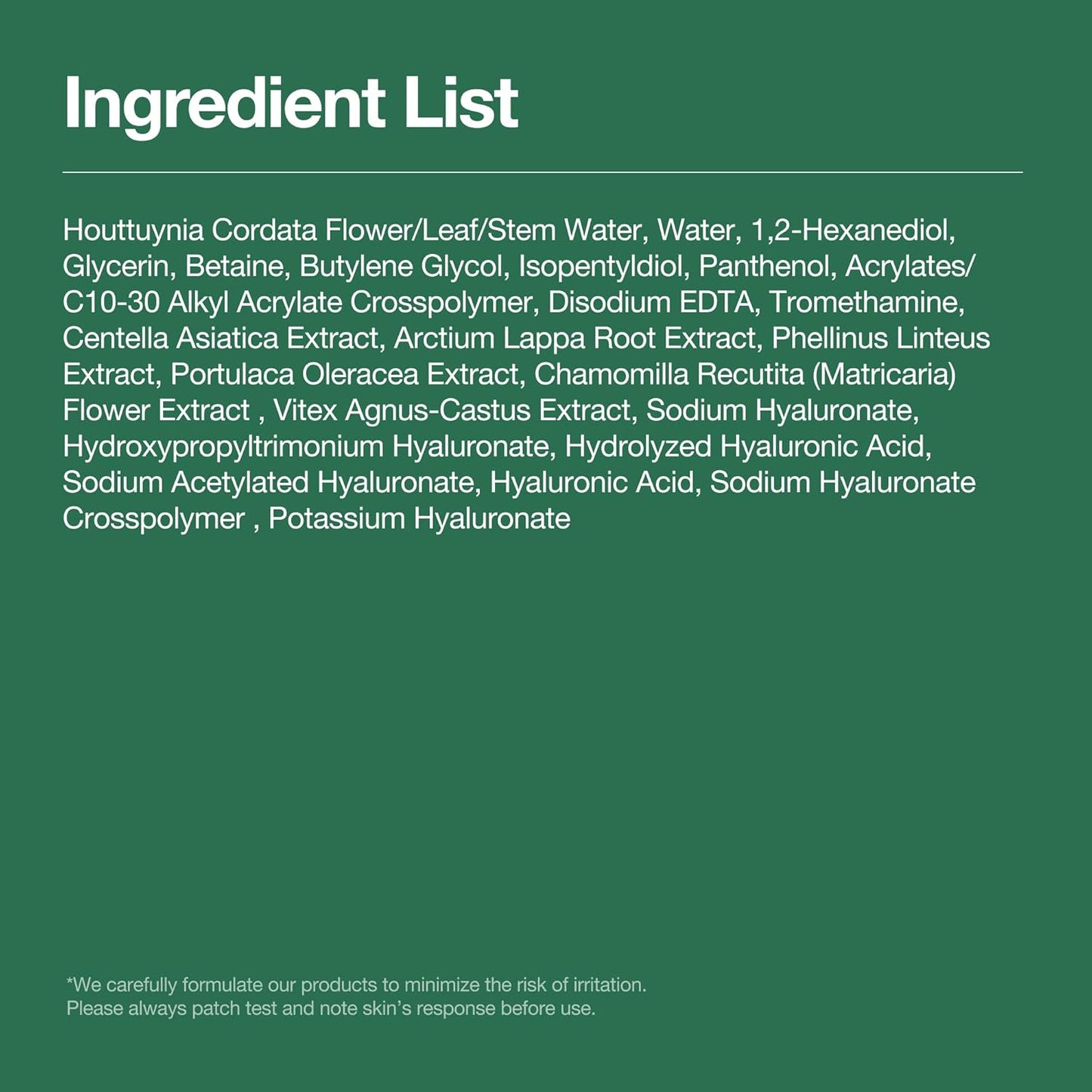 Heartleaf 77% Smoothing Toner 500ml