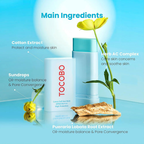Cotton Soft Sun Stick 19g SPF50 PA++++