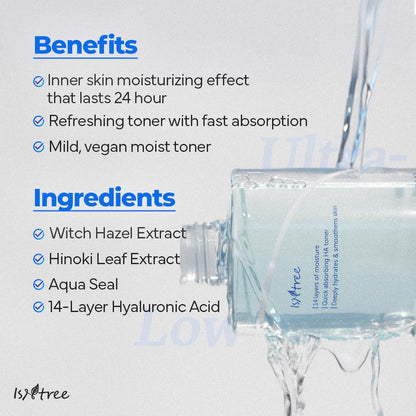 Ultra-Low Molecular Hyaluronic Acid Toner 300ml