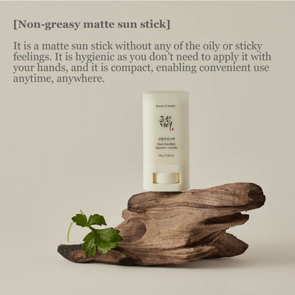 Matte sun stick : Mugwort + Camelia 18g (SPF50+ PA++++)