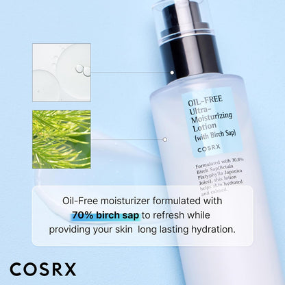 Oil-Free Ultra-Moisturizing Lotion with Birch Sap 100ml