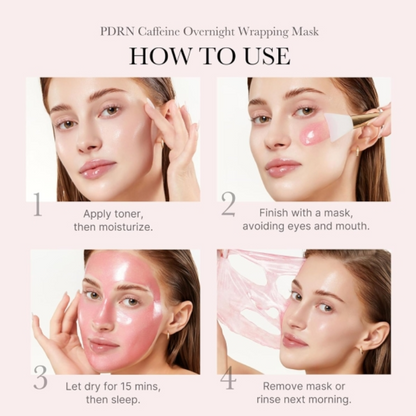 PDRN Pink Caffeine Night Wrapping Mask 75ml