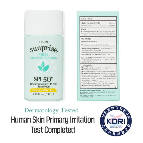 Sunprise Mild Airy Finish Sun Milk SPF50+ PA++++ 55ml