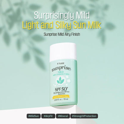 Sunprise Mild Airy Finish Sun Milk SPF50+ PA++++ 55ml