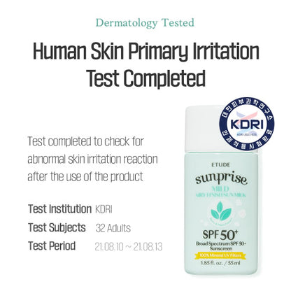 Sunprise Mild Airy Finish Sun Milk SPF50+ PA++++ 55ml